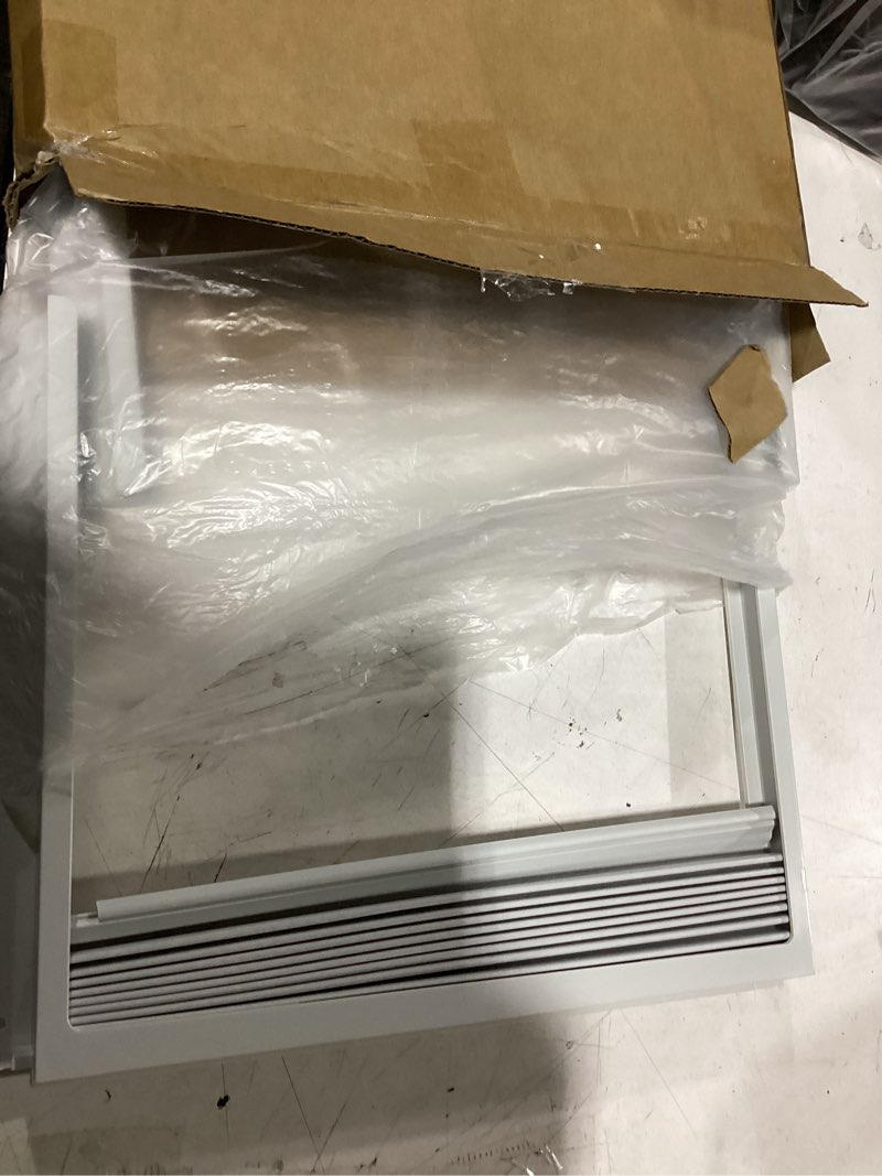 Condition photo showing New/Like New for lbg products window air conditioner side panel and frame set,ac accordion filler kit,fits most 8000btu window air conditioners,ac side panels frame kit