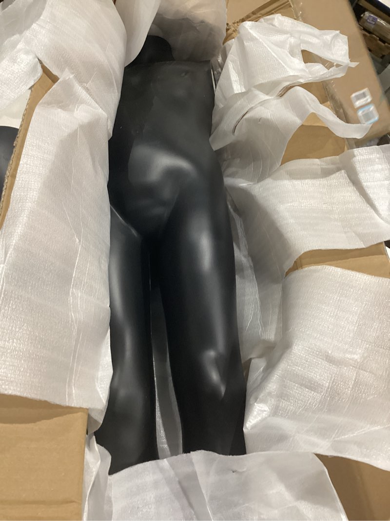 Condition photo showing Good Condition for child mannequins, kids mannequin full body, children dress form mannequi, realistic detachable manikin body display with metal base (black 51.2 inches) child plus size