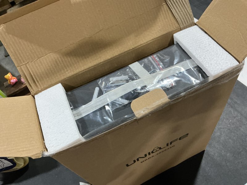 Condition photo showing New/Like New for Uniclife Wall Mount Mailbox for Outside, Locking Mail Box, Large Mailbox with Key Lock, Security Mail Box for House, Safe Key Drop Box, Post Box, Steel Cash Drop Box for Home Office School, Black Blcak Key Lock