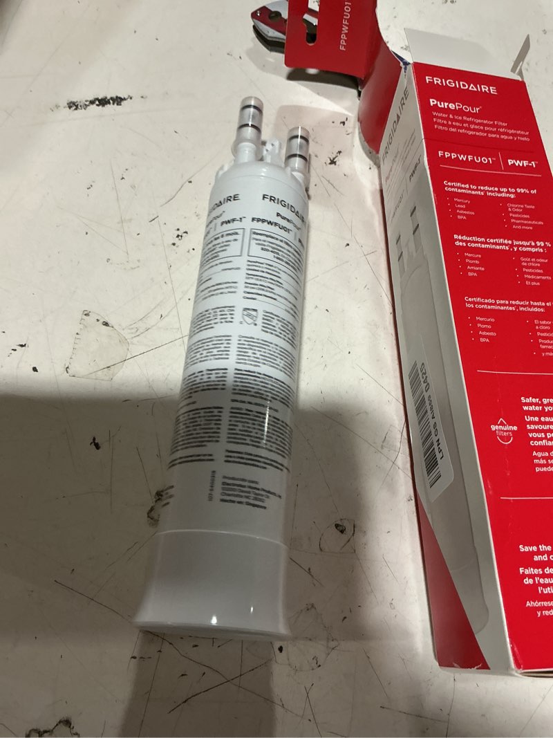 Condition photo showing As Is for frigidaire fppwfu01 purepour pwf-1 water filter 1 count (pack of 1)