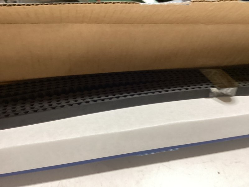 Condition photo showing As Is for chamberlain 3 in. w x 10 ft. l steel rail extension kit