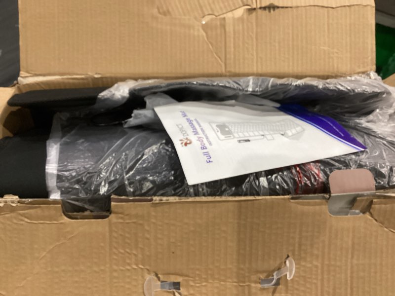 Condition photo showing Good Condition for Massage Mat, Detachable Neck Massager, Full Body Vibration Heating, Massage Pad with 10 Vibrating Motors and 9 Speed Settings for Home Office Use, Gift for Men Women Parents Christmas,Black