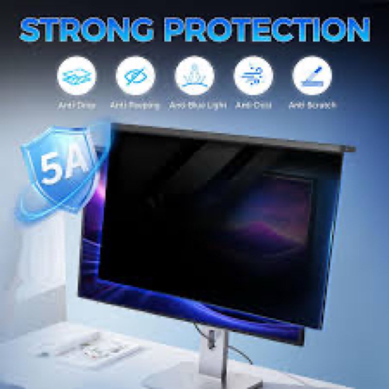 5A Magnetic Computer Privacy Screen Filter 27 Inch for 16:9 Aspect Ratio Widescreen Monitor, Eye Pro
