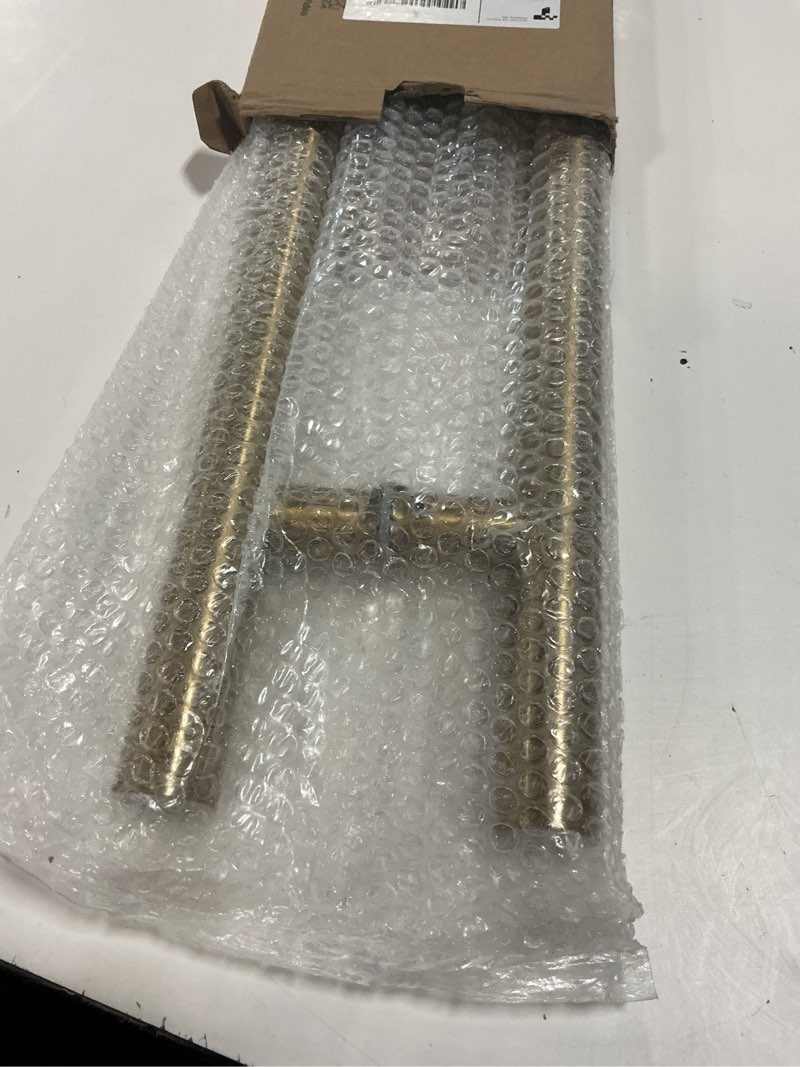 Condition photo showing Good Condition for titanium gold round barn door handles 12"/16"/18"/24"/36"/48"/59'', pull push long french door handle double sided, large front exterior shower door pull handles 36inch / 90cm gold