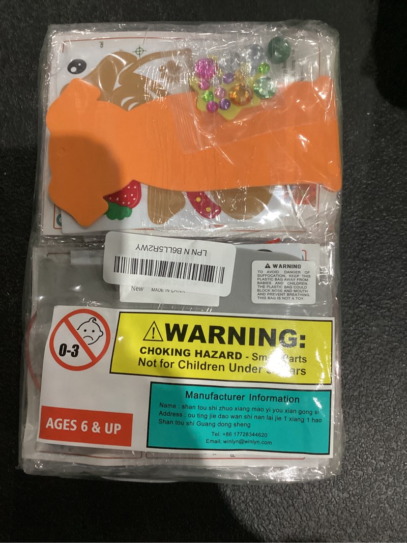 Condition photo showing Good Condition for Winlyn 24 Sets Dog Decorations DIY Dog Bookmarks Kids Craft Kits Blank Foam Bookmarks with Puppy Stickers for Kids Pet-Themed Camp Classroom Activities Reading Rewards Party Favors Gift Exchange