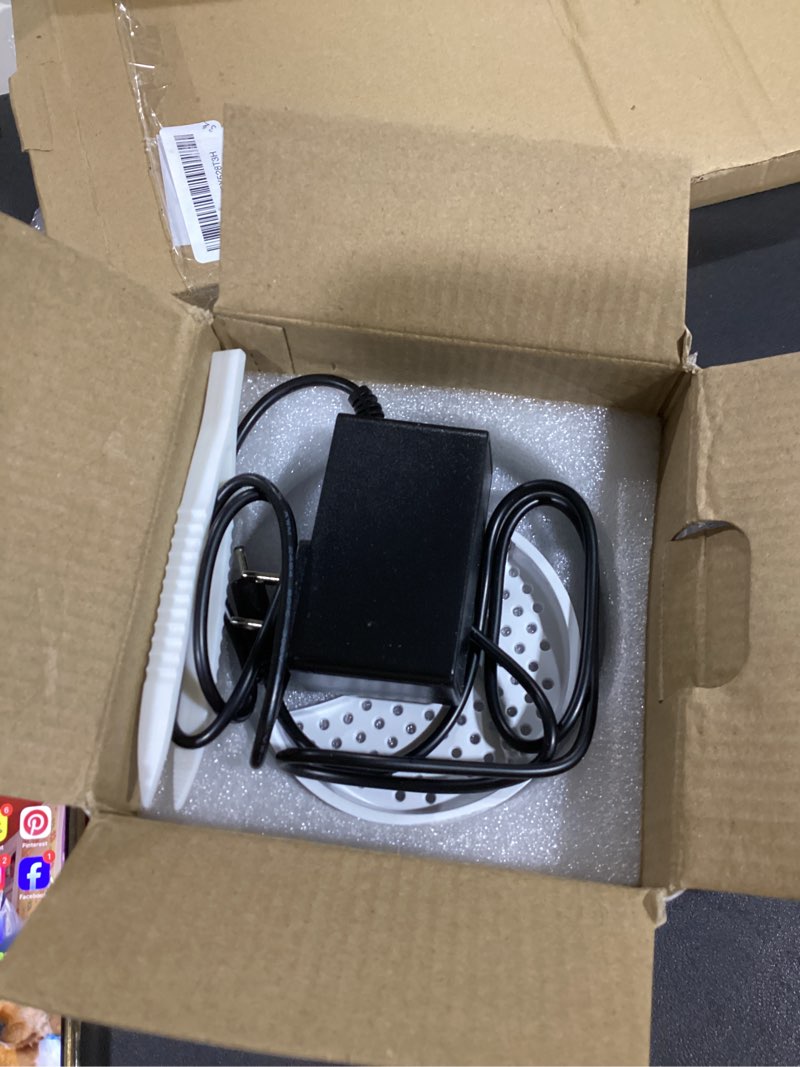 Condition photo showing As Is for Dental Ultrasonic Retainer Cleaner Machine - 45kHz Dental Cleaning Pod with 4 Modes, Digital Timer & 200ML Capacity for Denture, Mouth Guard, Aligner, Night Guard, Braces, Toothbrush Head & Jewelry Black