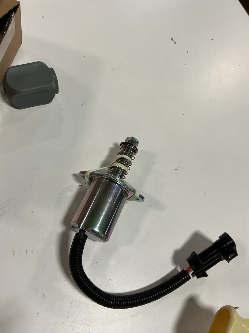 Condition photo showing Good Condition for 7136559 6681512 lock parking brake solenoid 12 v, replacement for bobcat skid traction s100 s130 s150 s160 s175 s185 s220 s205 s250