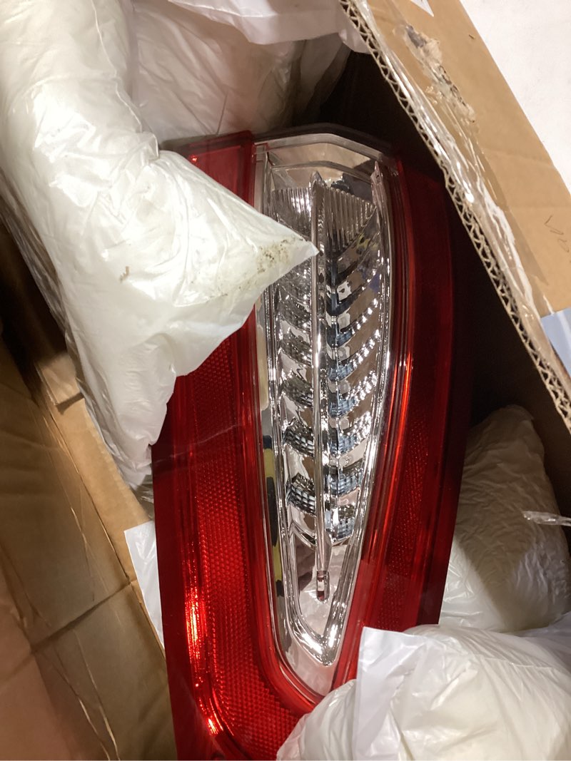 Condition photo showing As Is for led tail lights outer assembly compatible with 2013-2016 ford fusion oe style right passenger side rear light taillights replacement for ds7z13404h fo2805110 2013-2016 right side