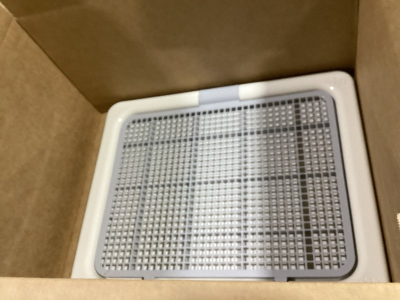 Condition photo showing Good Condition for Smart Paws 3 Sizes Small Puppy Dog Toilet,Poodles Training Tray,Yorkie Pet Pads Holder 21.65x17.71 Inch (Pack of 1)