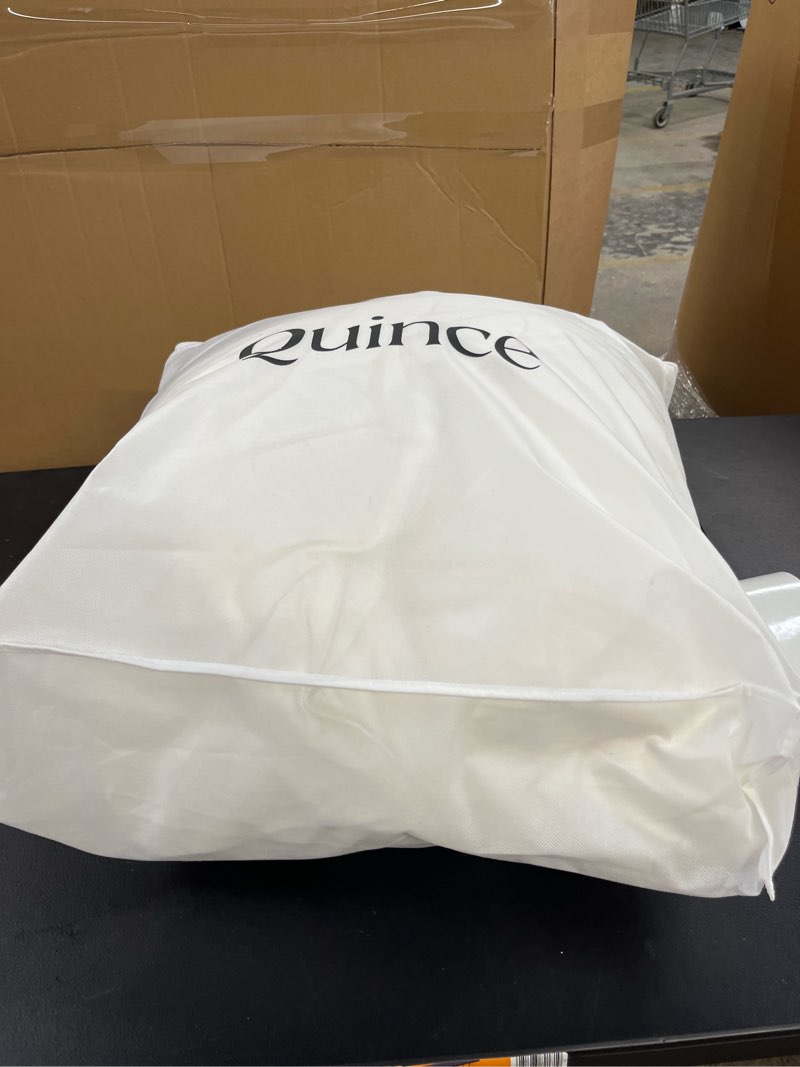 Condition photo showing New/Like New for all-season premium down alternative comforter, king/cal king, white
