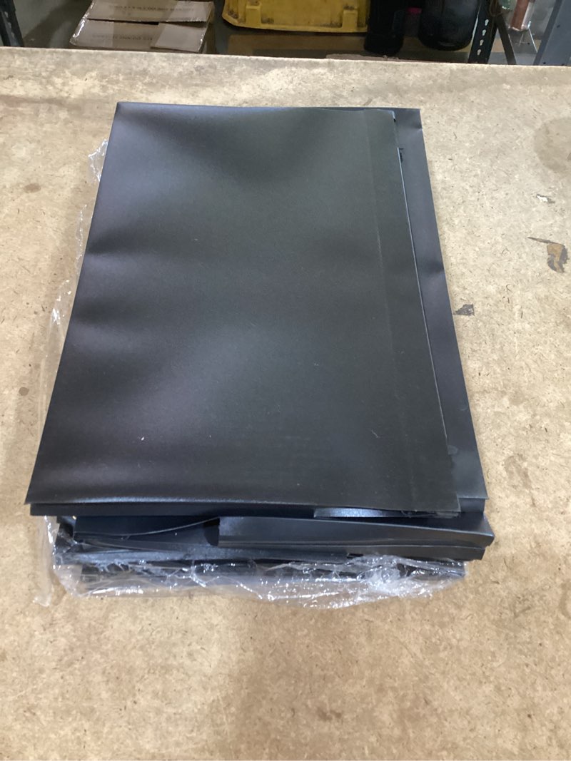 Condition photo showing As Is for ansook plastic legal size hanging file folders,reinforced 1" expansion file folder,12 pack accordion folders,heavy duty file cabinet folder with 1/5 insertable tabs,black hanging folders for office 1" expansion-black legal size-with side