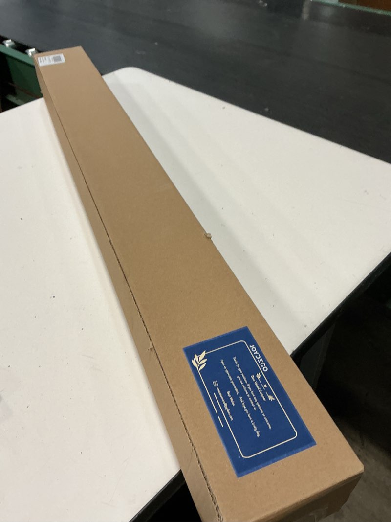 Condition photo showing New/Like New for joydeco no drill no tools blackout shades, free-stop cordless roller shades, thermal insulated blinds for indoor windows, easy install window blinds for home and office (beige, 34" w x 75" h)