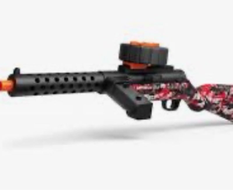  Aktion Toys MP18 Electric Gel Blaster Long - Range Automatic Splatter Toy with Top Loading Hopper 