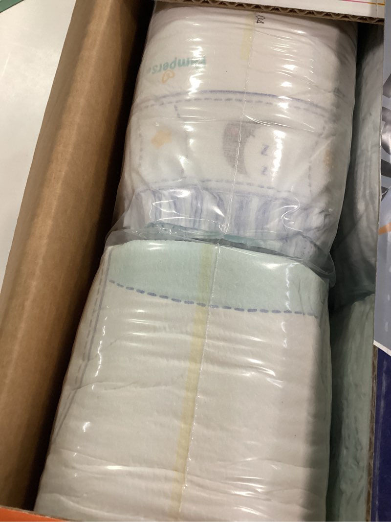 Condition photo showing Good Condition for Pampers ZZZ Overnight Diapers, Size 4 (22-37 lbs), 104 Count, Nighttime Protection Disposable Baby Diaper, Night Time Leak and Skin Protection Size 4 104