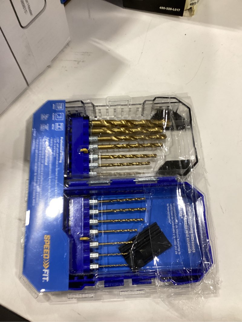Condition photo showing Good Condition for kobalt 14 -piece x titanium coated hss jobber length twist drill bit set