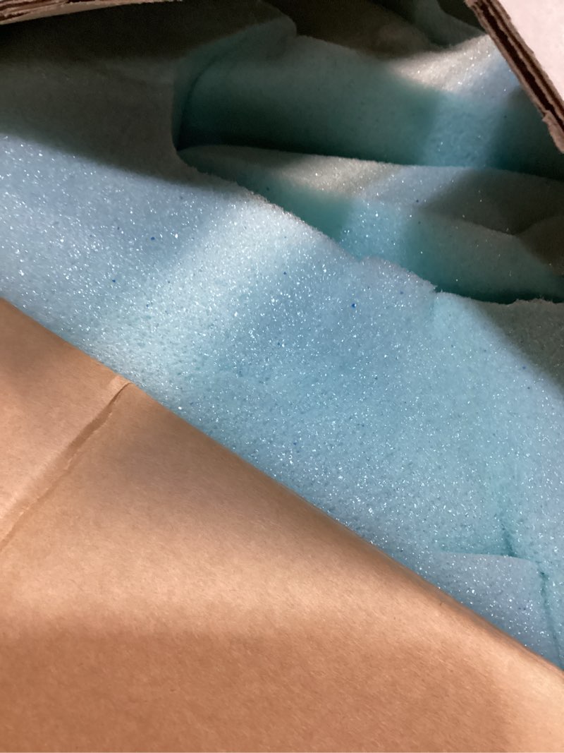 Condition photo showing As Is for lucid 3-inch ventilated gel memory foam mattress topper - king king 3 inch topper only