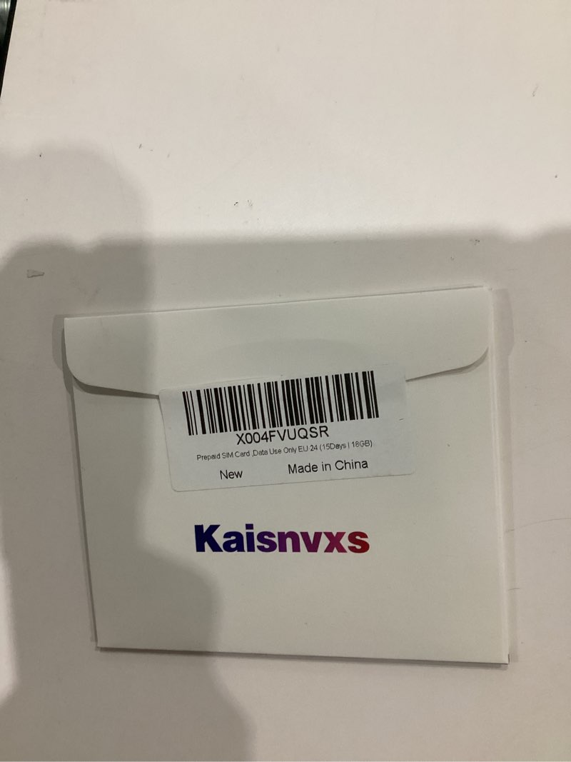 Condition photo showing New/Like New for Data Only SIM Card - Ideal for Unlocked 4G Security Camera, Mobile WiFi Hotspots, Routers, USB Sticks, Laptops, Tablets, No Contract | 5G/4G LTE High Speed Network | USA 3-in-1 SIM Card 30 Days | 1GB