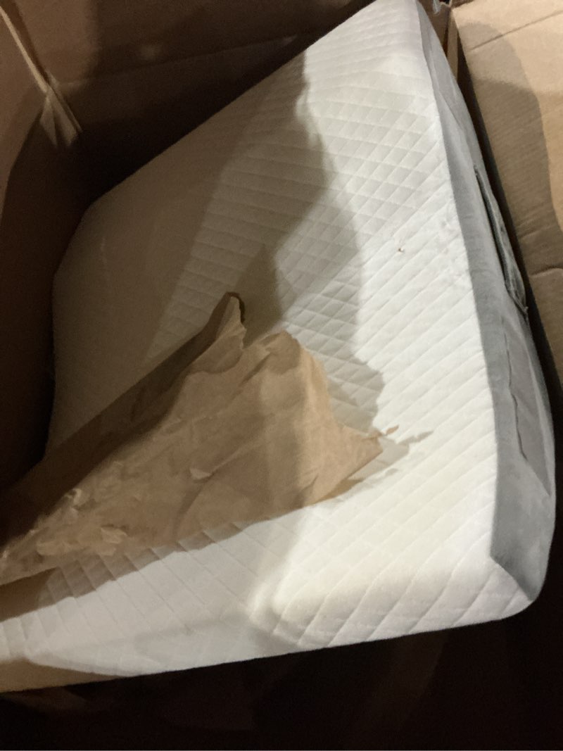 Condition photo showing Good Condition for (Similar to) Cozymaker 7.5\" Bed Wedge Pillow for Sleeping After Surgery, Back Support, Leg Elevation, Gerd Acid Reflux, Neck Pain, Snoring, Cooling Memory Foam Triangle Incline Wedge, Removable Washable Cover White-grey Triangle Wedge 24*24*7.5 inch