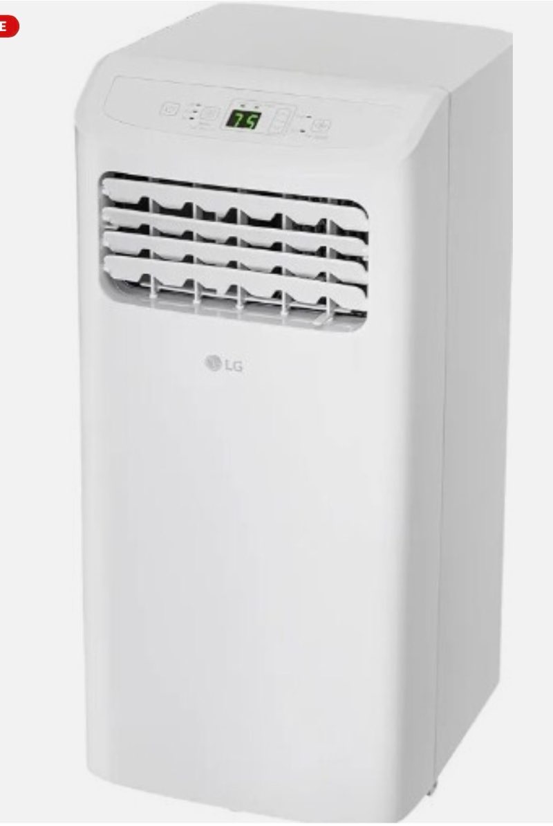 (Refurbished) 6,000 BTU (SACC) / 8,765 BTU (ASHRAE) Portable Air Conditioner | Cools Up To 250 sq. ft.