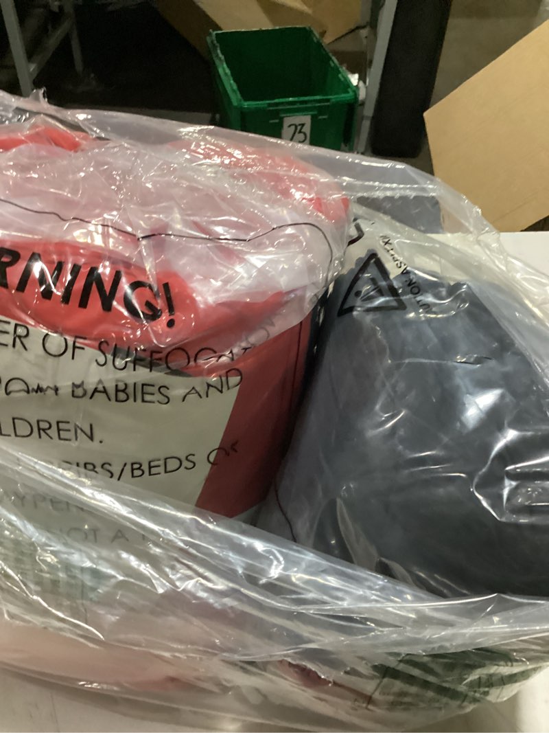 Condition photo showing Good Condition for fuanna king size comforter set 7 pieces, reversible bedding sets with all season premium comforter, bed in a bag king includes comforter, flat sheet, fitted sheet, pillowcases & shams, red & black red/black king(102"x 90")