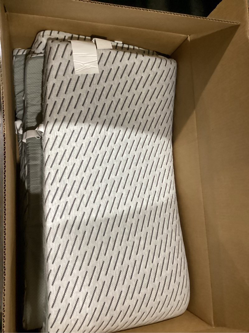 Condition photo showing Good Condition for Bamboo Mattress Topper Twin XL Size 2 Inch, Cooling Gel & Bamboo Charcoal Memory Foam Mattress Topper for Back Pain Relief, Firm Dual-Layer Foam Bed Pad with Removable Cover College Dorm