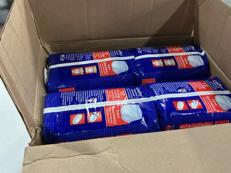 Condition photo showing New/Like New for LivDry Adult XXL Incontinence Underwear, Extra Comfort Absorbency, Leak Protection, XX-Large, 48-Pack XX-Large (48 Count)