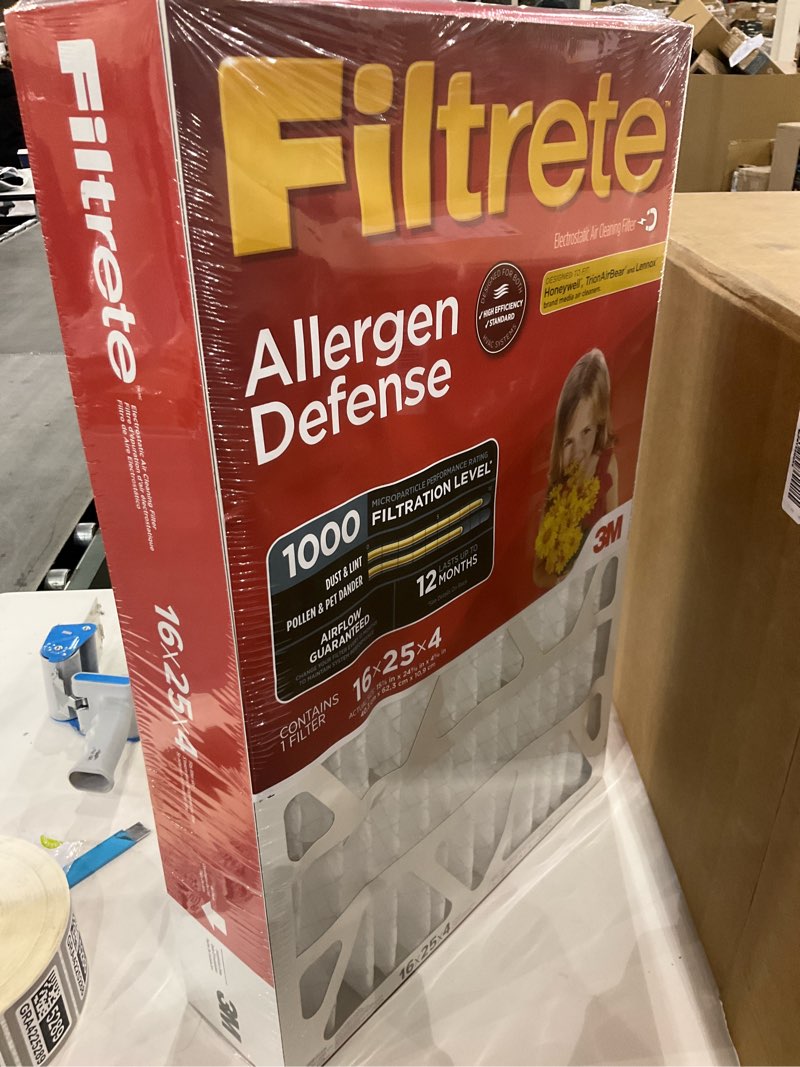 Condition photo showing New/Like New for 3M NADP01-4IN-4 Ultra Allergen Filter, 16" x 25" x 4"