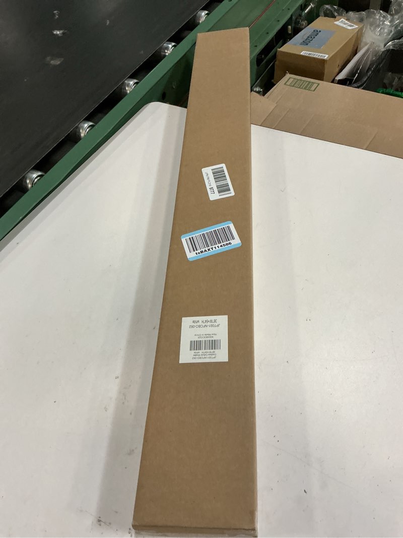 Condition photo showing New/Like New for LazBlinds No Tools No Drill Cordless Cellular Shades, Blackout Light Blocking Honeycomb Shades for Home, Thermal Insulation Blinds for Windows, 36" W x 64" H, White Blackout-white 36" W x 64" H