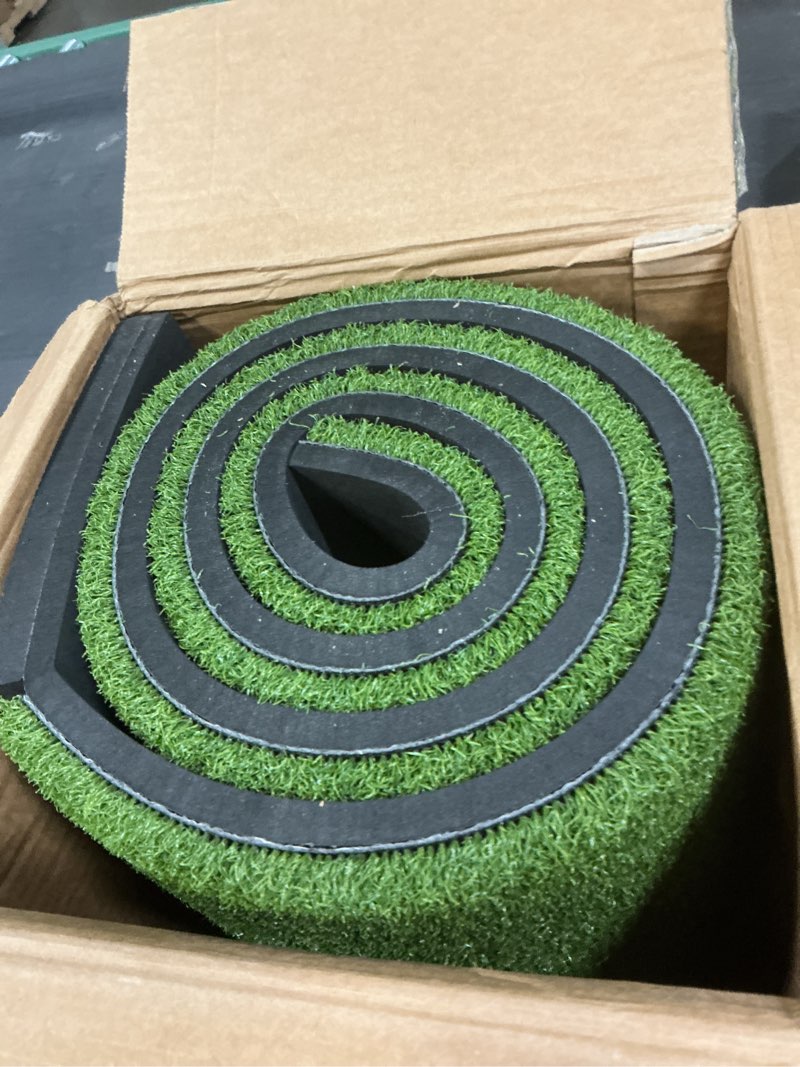 Condition photo showing Good Condition for Integrated 5x4ft 6x4ft & 6x5ft 26mm-31mm Golf Mat with Ball Tray, Thickening Golf Mats Practice Outdoor & Indoor Artificial Turf Matt with 3 Tees 6 x 4 ft, 1.02 in (X-Large)