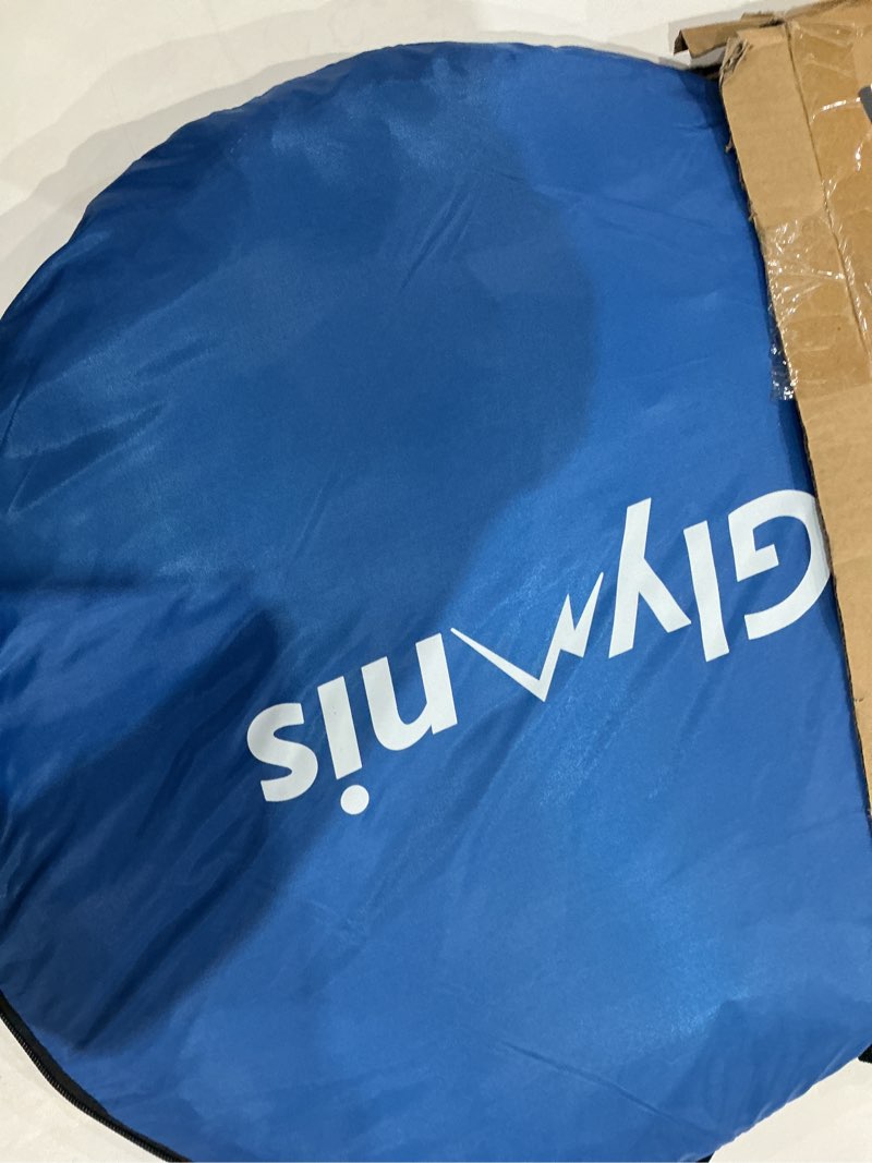 Condition photo showing Good Condition for glymnis pop up beach tent beach shade tent for 1-4 persons sun shelter upf 50+ enclose zipper door portable easy up beach tent blue for 1-2 person