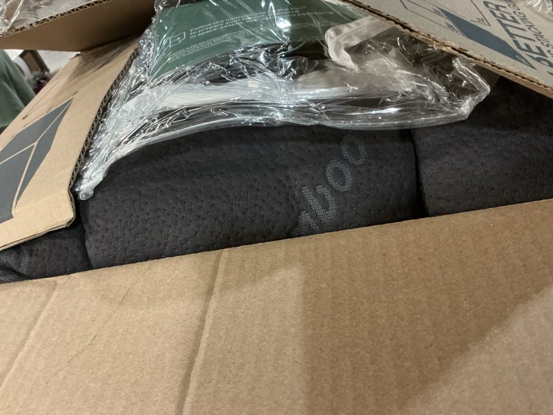 Condition photo showing Good Condition for ultra soft king size mattress topper - viscose made from bamboo pillow top mattress pad for back pain relief - naturally cooling for hot sleepers, dark gray dark gray king