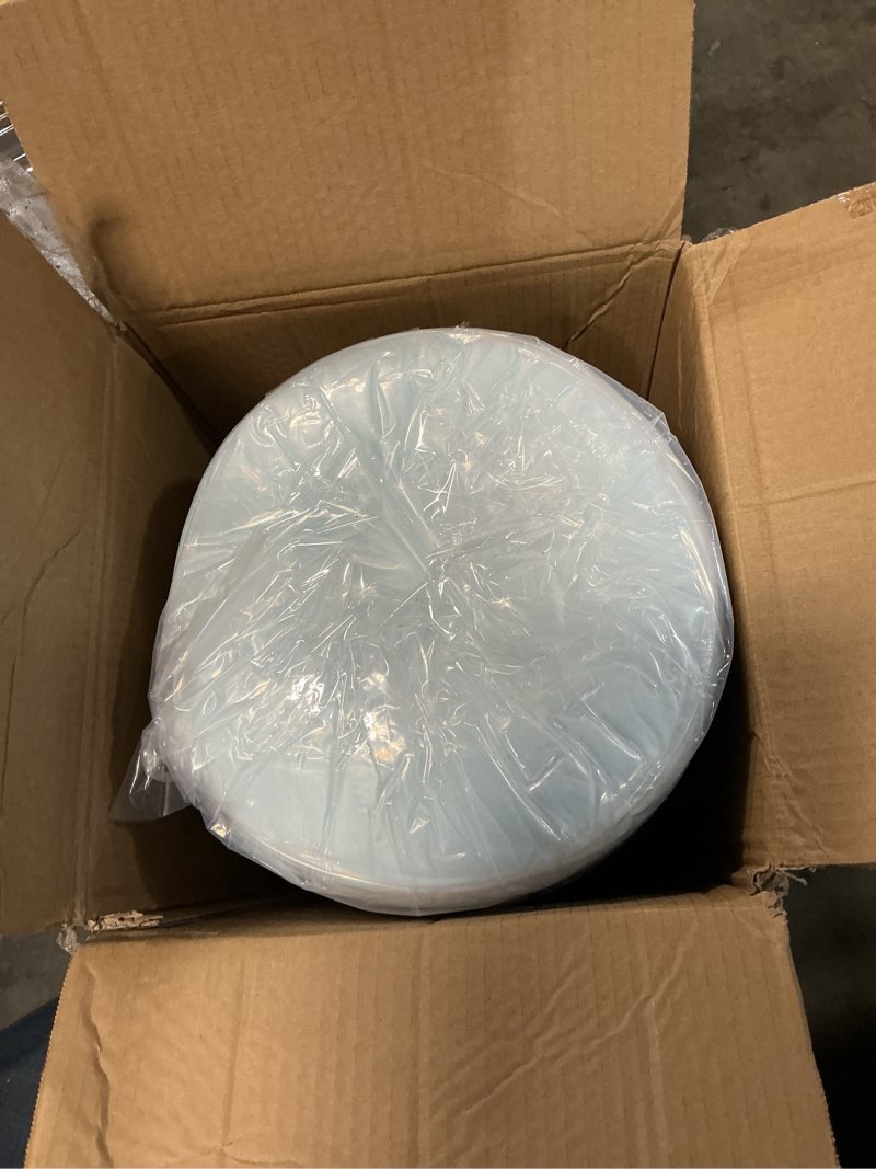 Condition photo showing New/Like New for 3 inch cooling mattress topper king, ice silk with gel-infused 40d memory foam mattress topper with removable soft cover, pressure relief & non-slip (white, king) white king