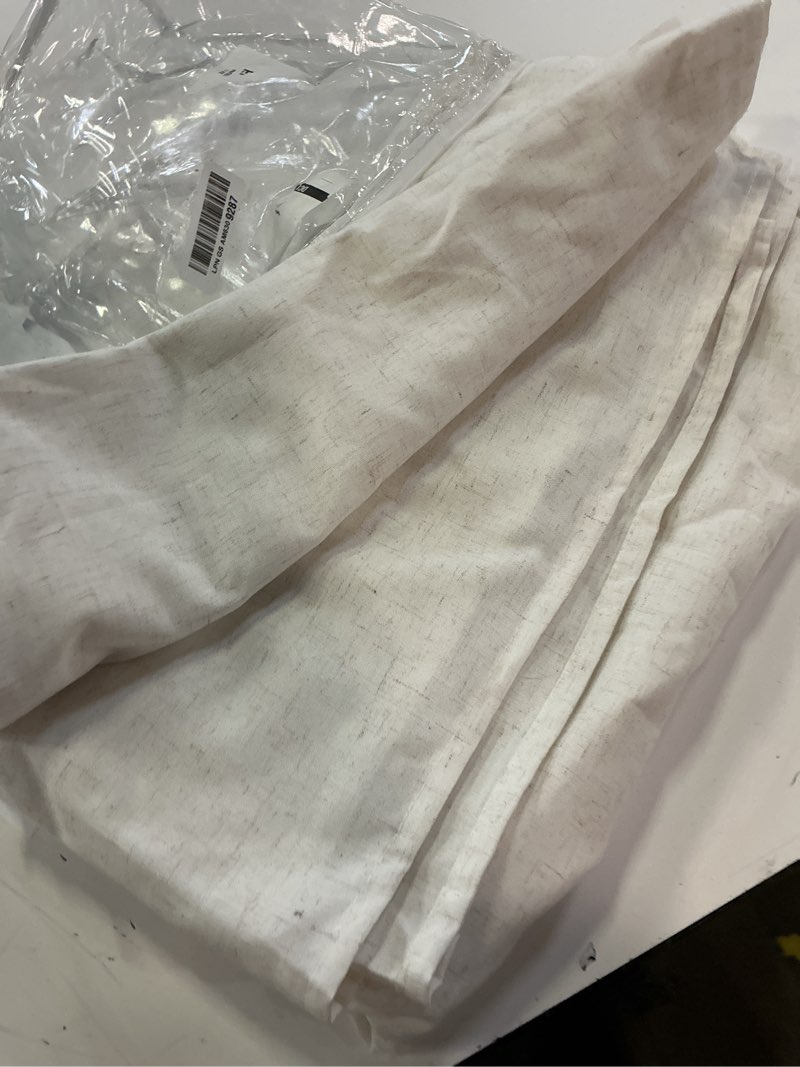Condition photo showing Good Condition for jowels no hooks shower curtain with snap-in fabric liner set, hotel luxury decor shower curtains for bathroom with see through top window, waterproof & washable, 72wx75h, cream