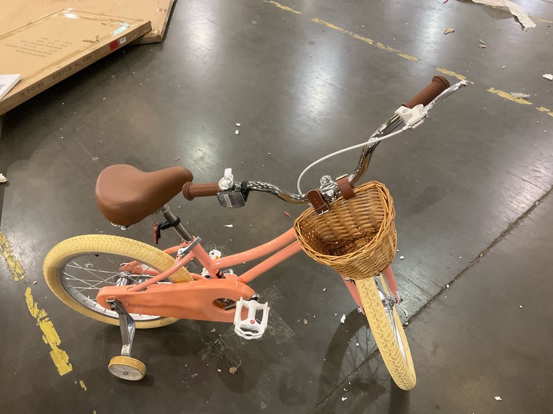 pink kids bike