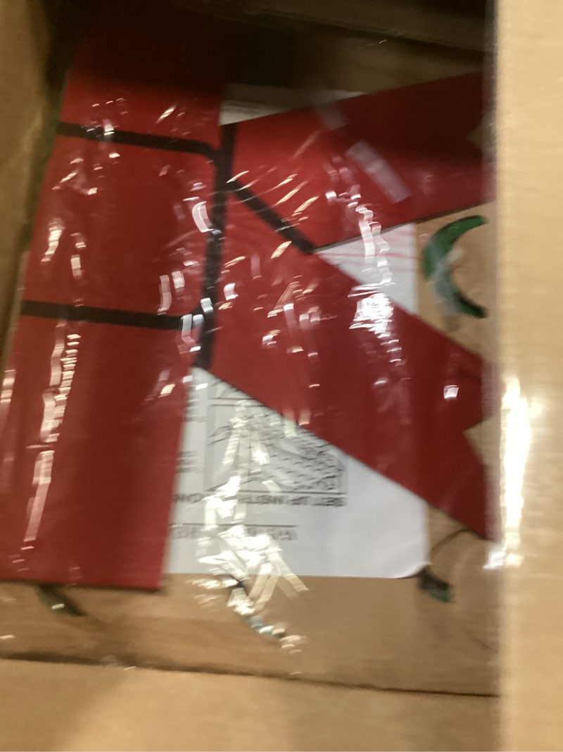 Condition photo showing As Is for Jumbl Christmas Decoration Wonder Wreath Jumbo (44" X 36") Card & Photo Display Holder. for Home, Work, Schools, Party. Great Way to Go Down Memory Lane.