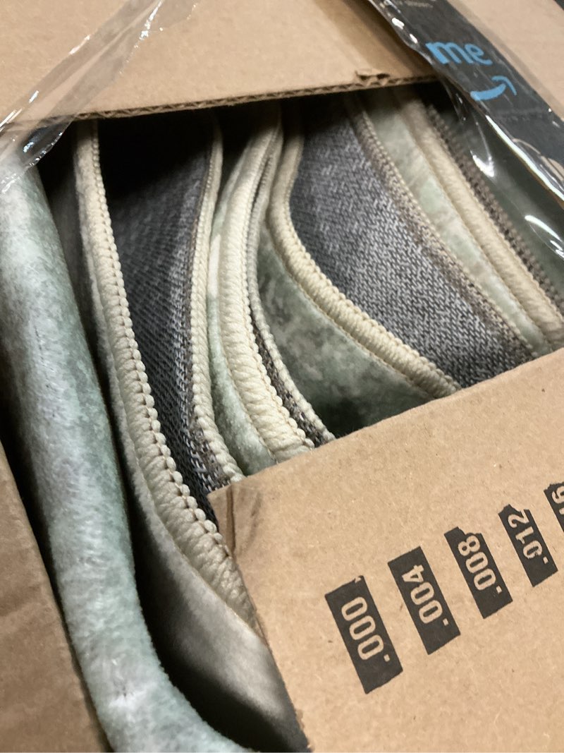 Condition photo showing Good Condition for area rugs 5x7 for living room bedroom, modern abstract machine washable large light green rug soft rug, low pile floor carpet with non slip backing for dining room light green/cream 5' x 7' (rectangular)