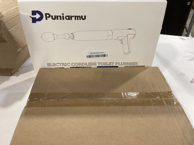 Condition photo showing Good Condition for electric toilet plunger,unclog in one shot,remover for bathroom,kitchen pipes clog,high pressure air plungers for bathroom heavy duty