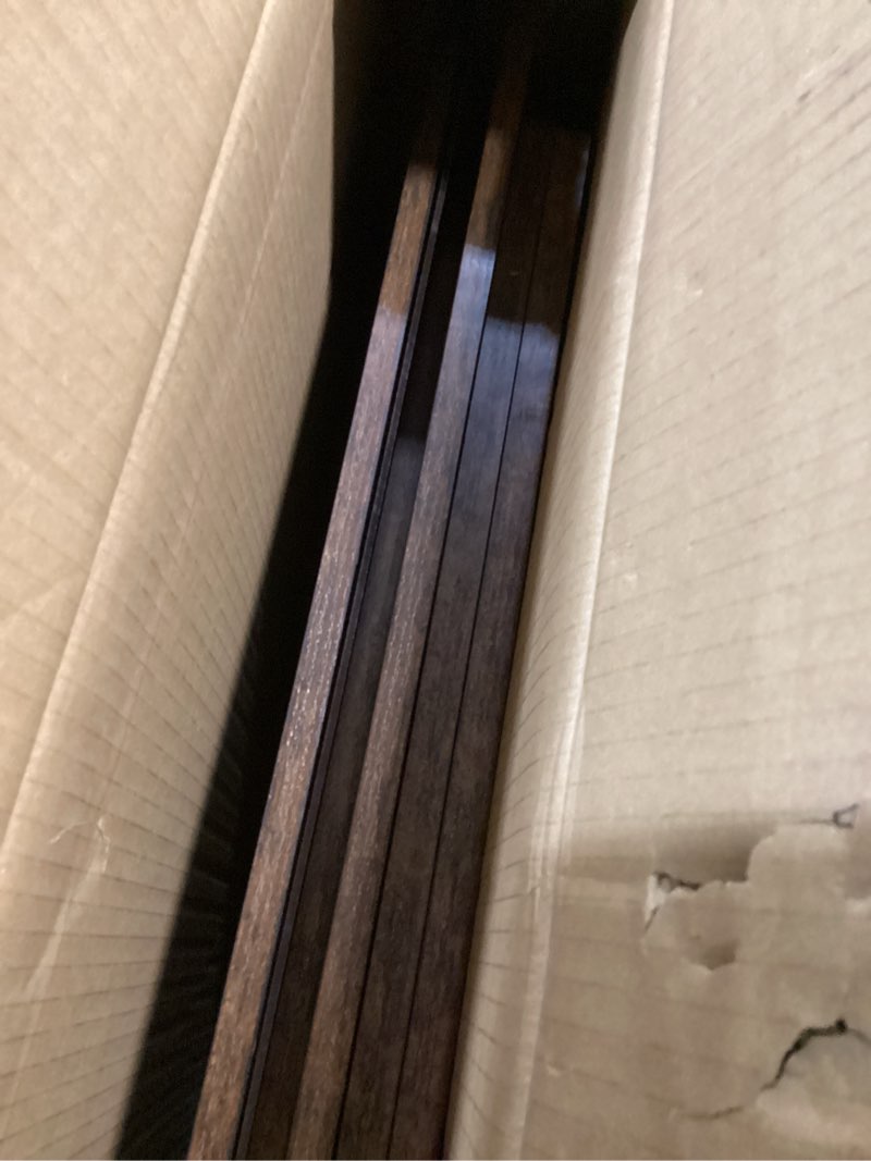 Condition photo showing As Is for Feandrea Cat Litter Box Furniture, Hidden Litter Box Enclosure Cabinet with Single Door, Indoor Cat House, End Table, Nightstand, Rustic Brown UPCL004X01 Rustic Brown S (20.5"L x 20.5"W x 19.7"H)