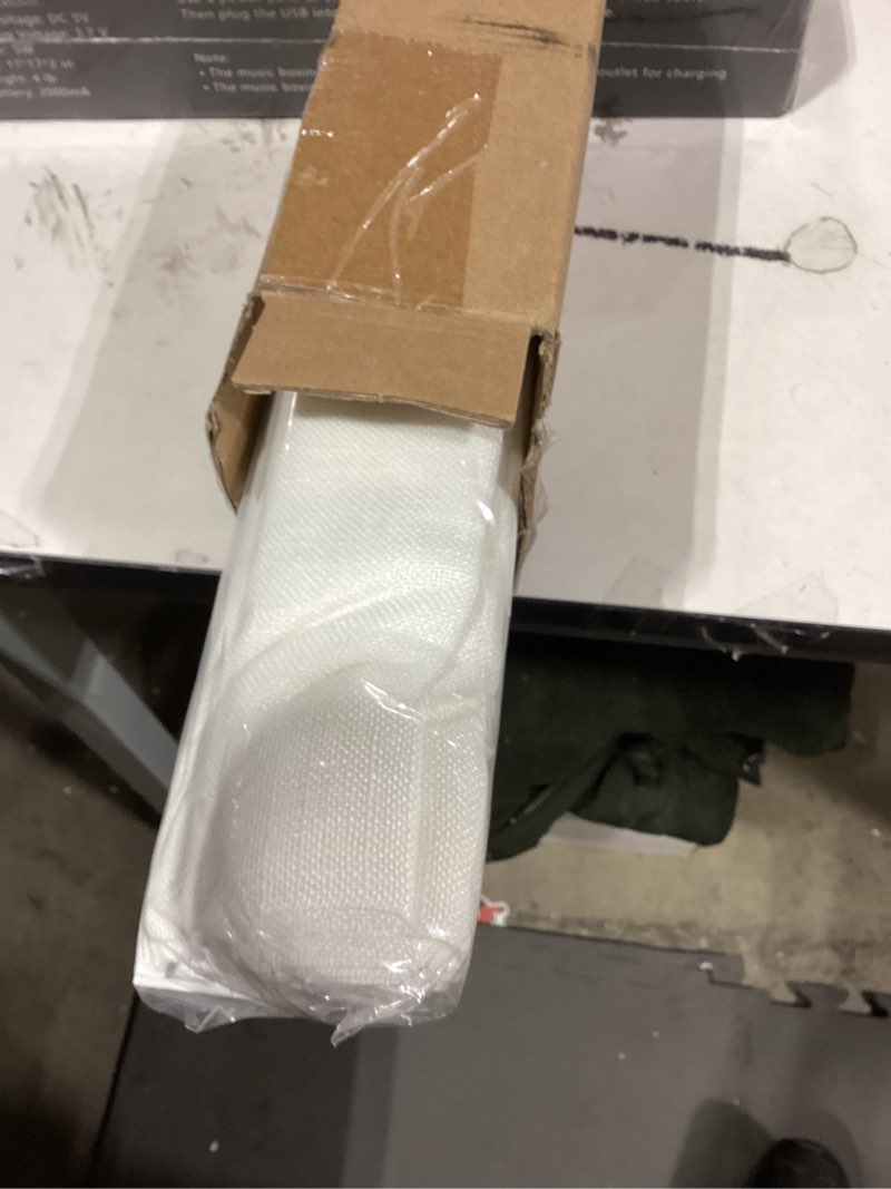 Condition photo showing Good Condition for Everyday Celebration Linen Blend Cordless Roman Blinds – Light Filtering Pull Down Window Treatment for Home, Indoor Shades & Blinds (42x64 White) 42"W x 64"H White