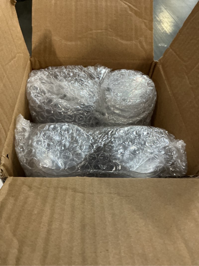 Condition photo showing Good Condition for JOLLY CHEF 12 oz Clear Plastic Cups, 100 Pack Heavy-duty Party Glasses, Disposable Plastic Cups for Halloween,Thanksgiving Day, Christmas Party Clear-12oz-100