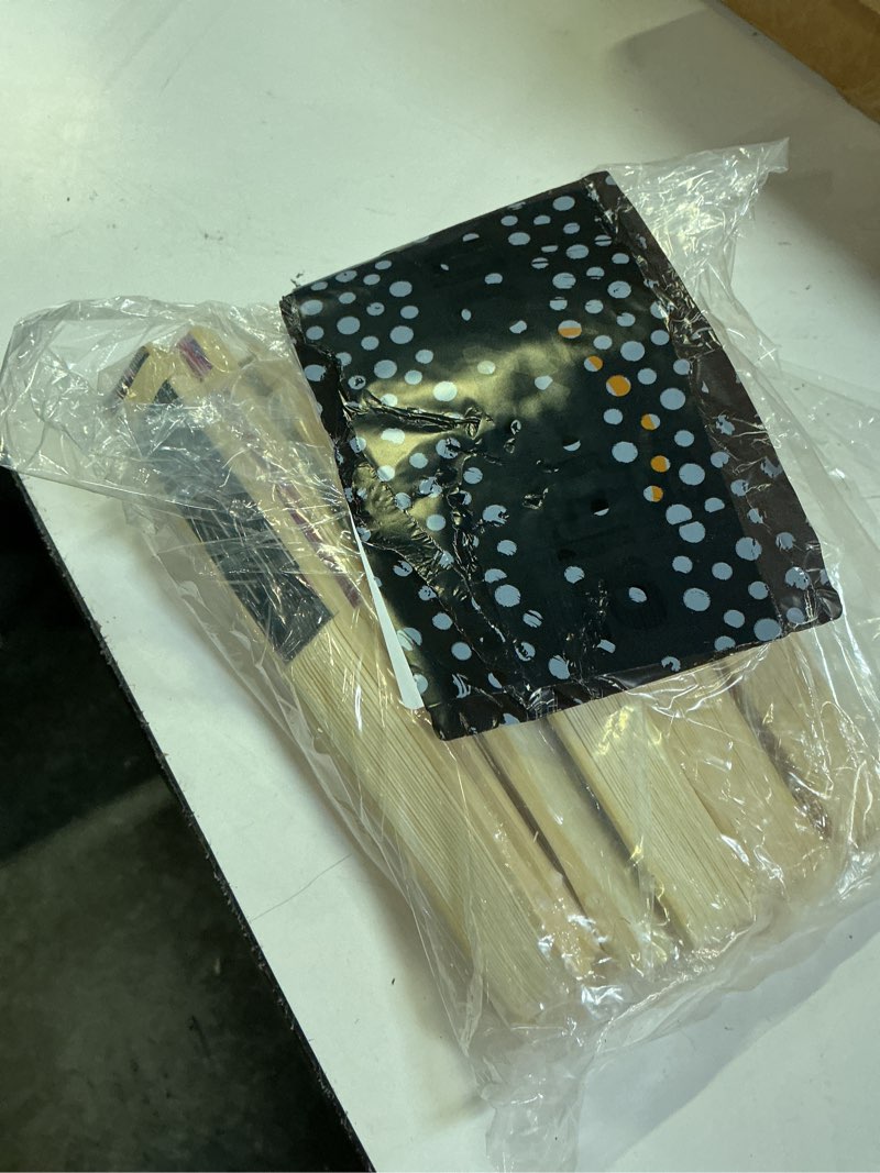 Condition photo showing As Is for aodaer 20 pack floral folding fans chinese style handheld fans silk bamboo fans decorative fans for wedding, party favors