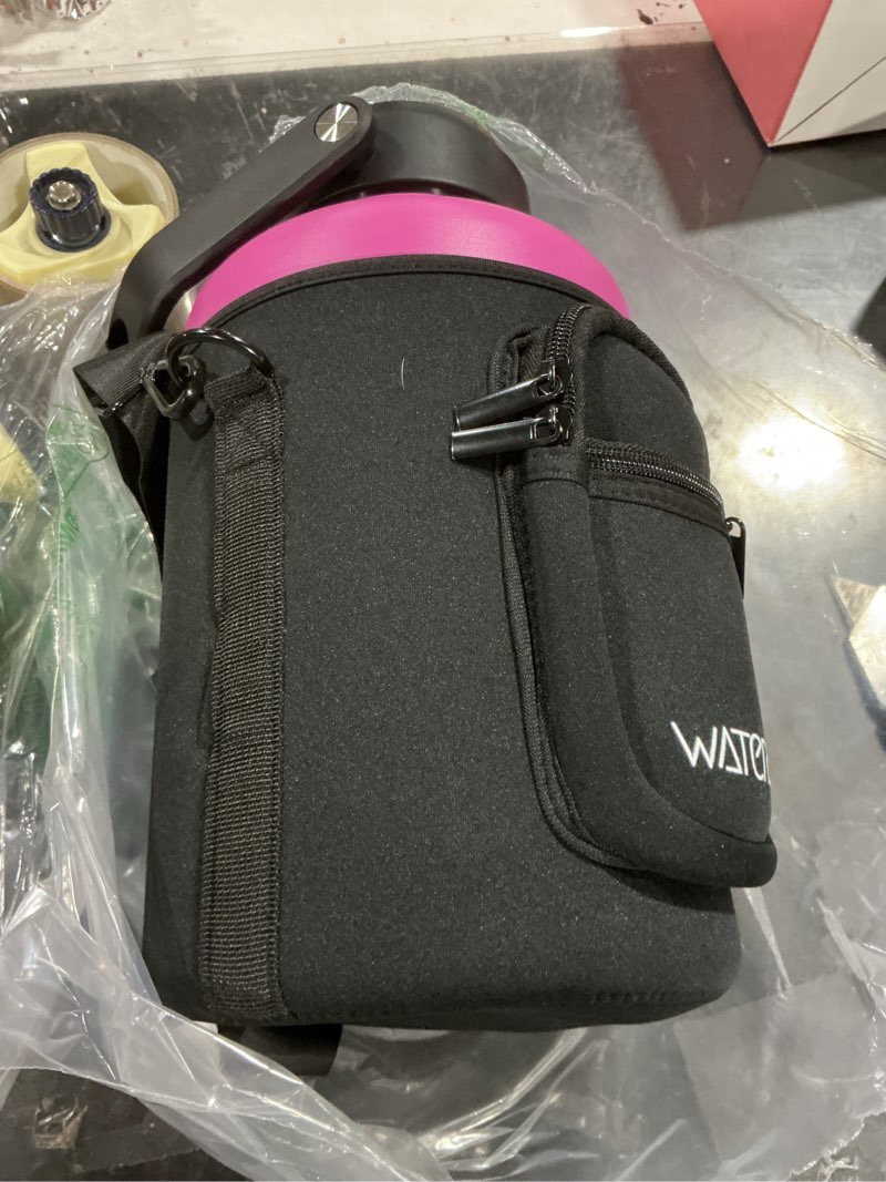 Condition photo showing Good Condition for watersy 1 gallon water bottle insulated(cold for 48 hrs),bpa free&leak proof,128oz stainless steel water jug,big thermo,large water bottle with handle for gym,hiking,camping&travel,gradient purple gradient purple 128 ounces