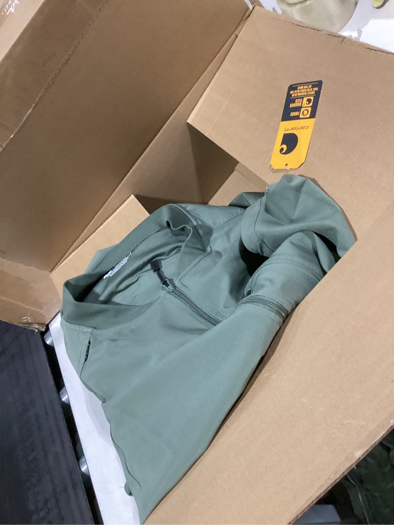 Carhartt Force Cross-Flex Scrubs for Women, Lightweight Scrub Vest - Olive, XL