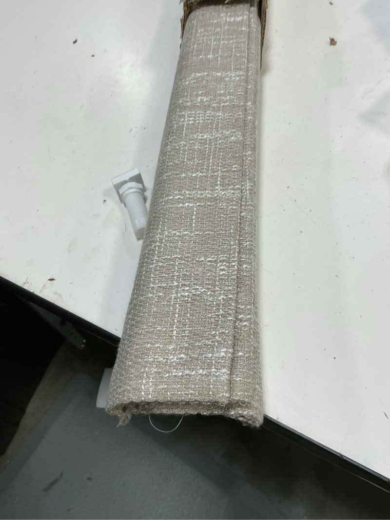 Condition photo showing Good Condition for no tools no drill cordless roman shades for indoor windows 100% blackout, for window size 44" w × 64" h beige beige 44" w × 64" h