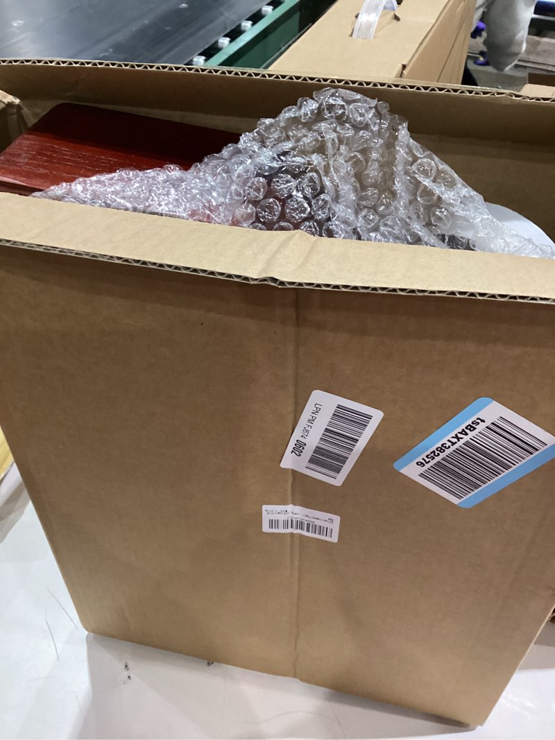 Condition photo showing Good Condition for Military Veteran Flag Display Case Shadow Box with Led Lights, 3'x5' American Military Flag Holder with Certificate Document Holder and Military Medal Display Frame Acrylic Covered , Mahogany Finish