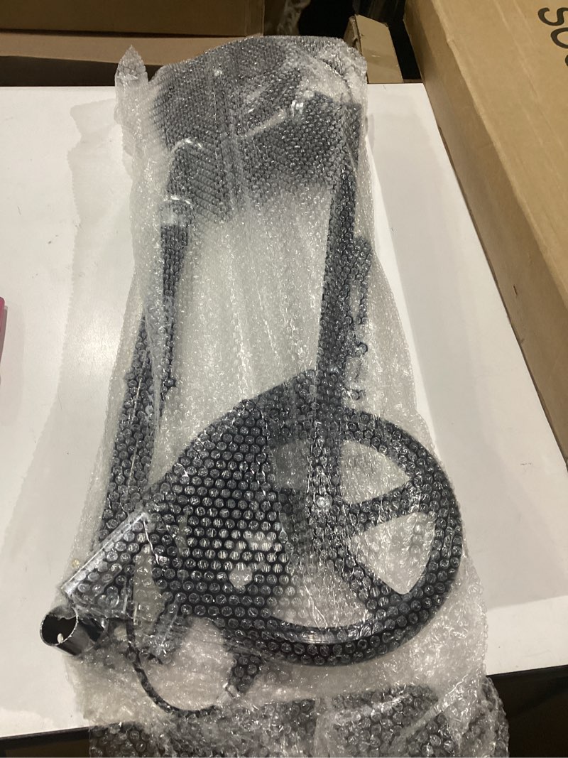 Condition photo showing New/Like New for scooters for kids 8-12,scooter for teens adults with 8-inch big wheels foldable lightweight, 4 adjustable height levels, 240 lbs max load portable scooter with hand brake black