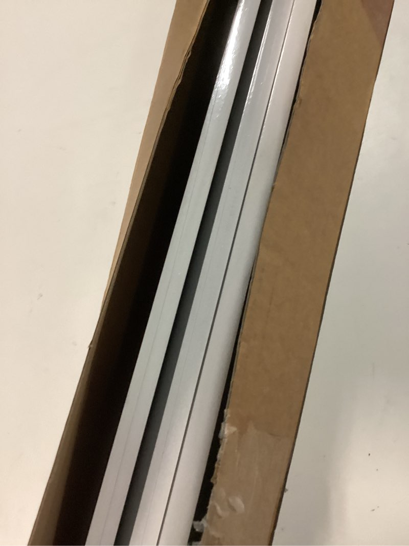 Condition photo showing Good Condition for forbena white floating book shelves for wall, 36 inches long wall shelves with metal brackets for bedroom, large floating bookshelf bookshelves for living room office classroom (white wood)