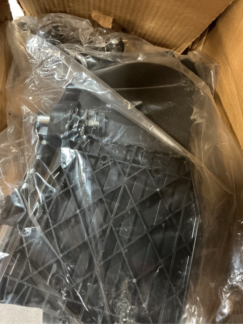 Condition photo showing Good Condition for invacare wheelchair elevating legrest with padded calf pads, footrest with swing away function, adjustable length, tool-free installation, designed for invacare wheelchair padded composite legrests