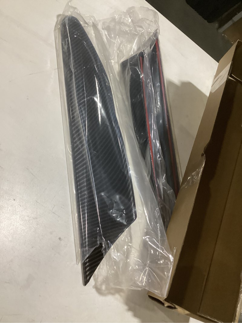 Condition photo showing New/Like New for fender aero fin trim stickers decorative air flow intake hole grille spoiler, for toyota 86 gt86 scion fr-s and for subaru brz 2012-2020, side fender air vent grille made of abs (carbon fiber pattern)