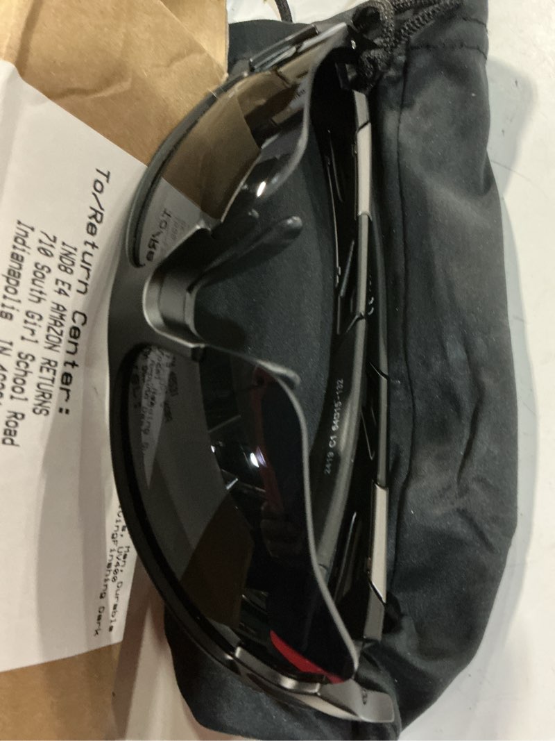 Condition photo showing Good Condition for attractive bifocal reading sunglasses for men, durable tr90 semi rimless wrap around design sun readers, uv400 near-far sun glass built in outdoor sports/driving/finshing dark glasses, +2.0 bifocal - gunmetal and silver 2.0 x